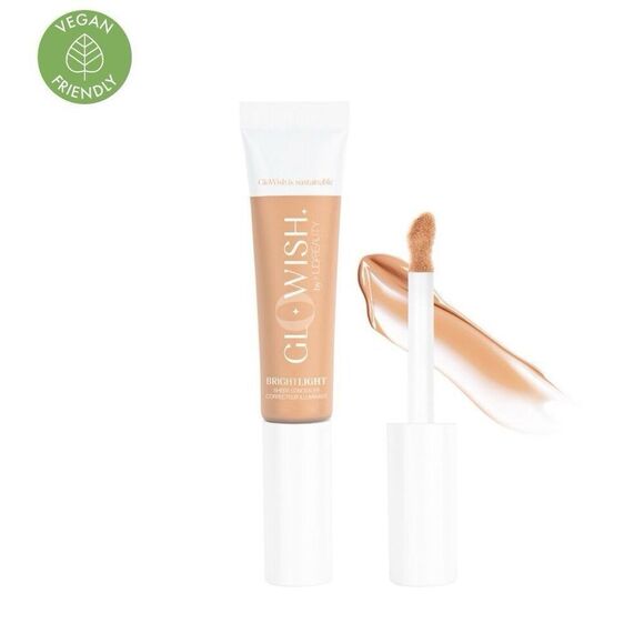 GloWish 04 By HUDA BEAUTY Bright Light Sheer Concealer Light Medium 04 0.35oz - Picture 3 of 12